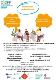 Atelier bilan professionnel