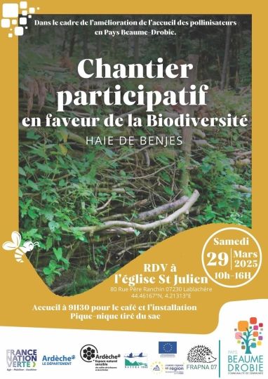 Participez à un chantier nature pour la biodiversité !