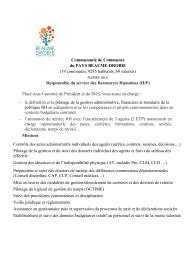 Offre d'emploi CdC Beaume-Drobie